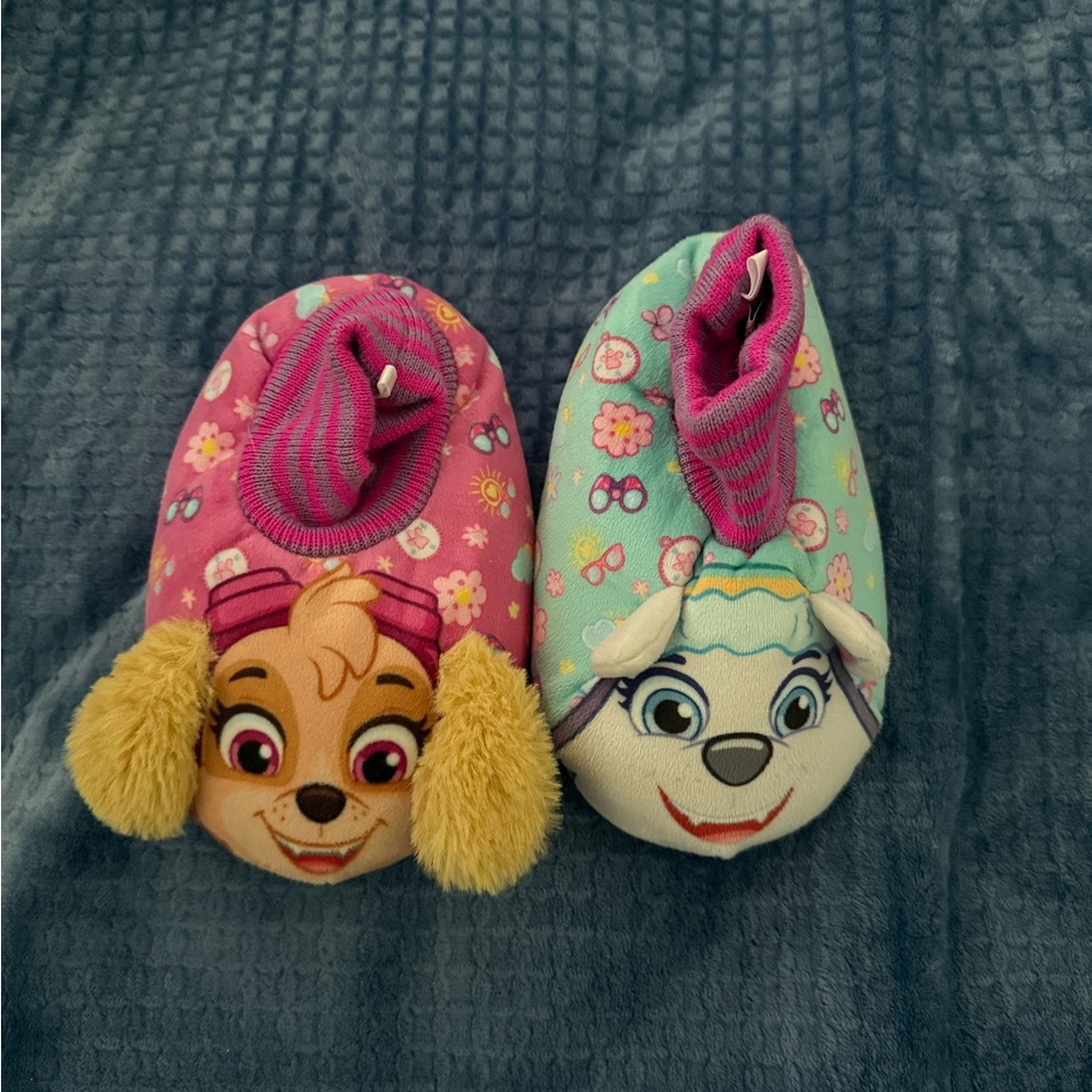 Pink and Blue Paw Patrol Slippers